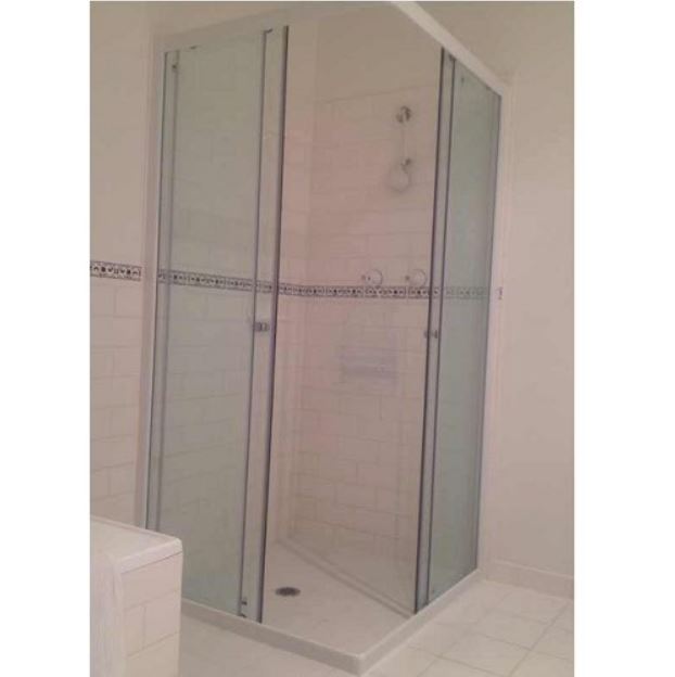 Semi frame Square Corner Sliding Screen 1200 x 1200