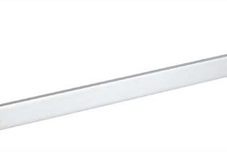 Sleek Single Towel Rail - 600mm (Black / Chrome)