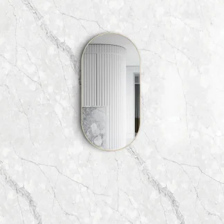 NOOSA 900X450 GOLD METAL FRAME MIRROR